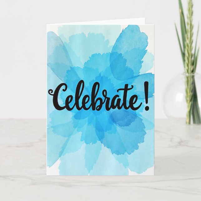 Carte de vœux d'anniversaire joyeux (Devant)