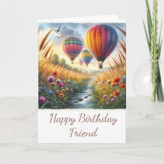 Carte de vœux d'anniversaire Joyeux Anniversaire A (Devant)