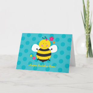 Carte de voeux d'anniversaire personnalisée