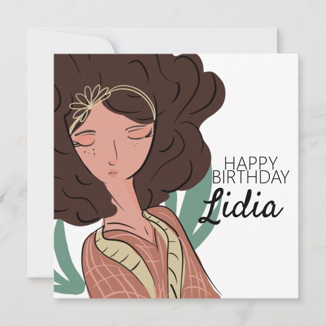 Carte de vœux d'anniversaire pour l'amant du perso (Devant)
