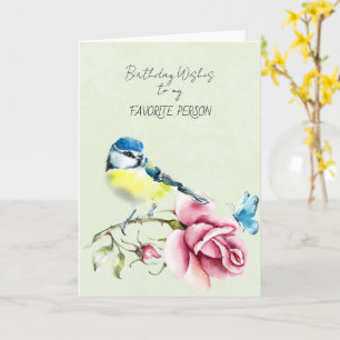 Carte de Vœux d'Anniversaire pour Ma Personne Préf