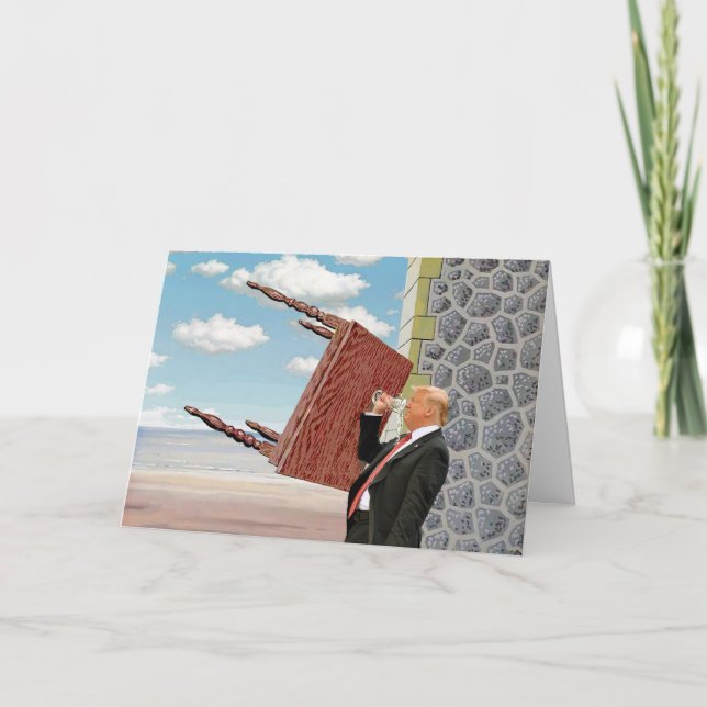 Carte de vœux d'anniversaire pour problème de bois (Devant)