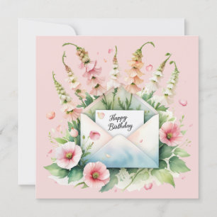 Carte de vœux d'anniversaire pour une personne mer