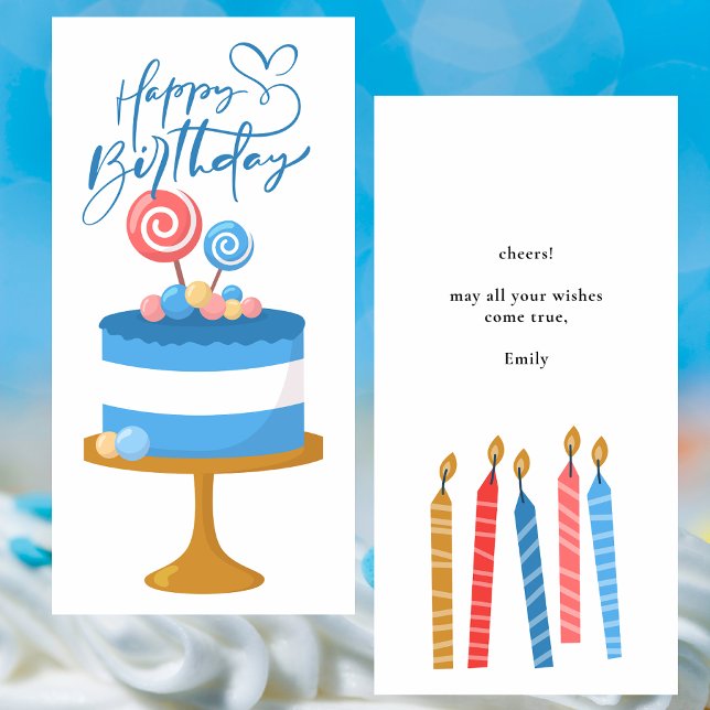 Carte de voeux d'anniversaire simple et moderne (Créateur téléchargé)