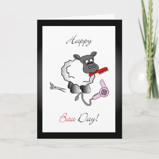 Carte de voeux d'anniversaire Stylist