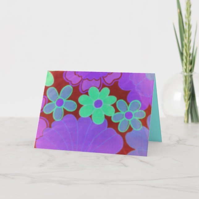 Carte de voeux d'anniversaire super-Retro (Devant)