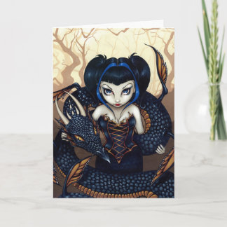 Carte de voeux "Dark Dragon"
