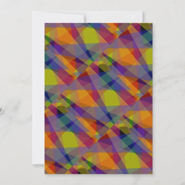 Carte de vœux Dark Geometric (Devant)