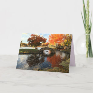 Carte de voeux d'automne