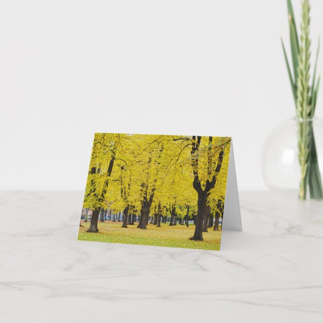 Carte de voeux d'automne (Devant)
