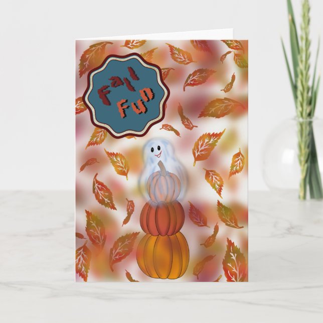 Carte de vœux d'automne (Devant)