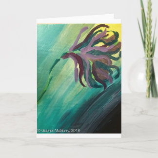 Carte de voeux "Dawn of the Wilting Rose"