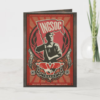 Carte de voeux de 1984 INGSOC