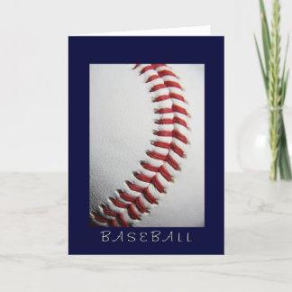 Carte de voeux de base-ball