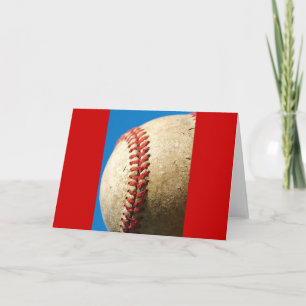 Carte de voeux de baseball