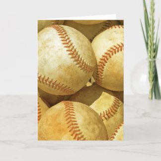 Carte de voeux de baseball
