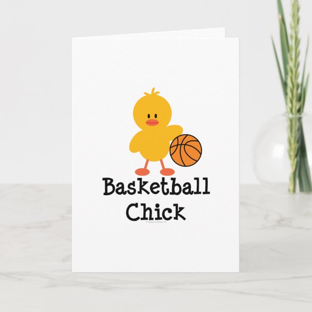 Carte de voeux de basket-ball (Devant)