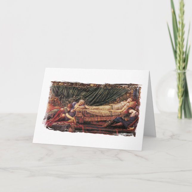 Carte de voeux de beauté dormante (Devant)