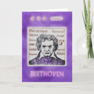Carte de voeux de BEETHOVEN