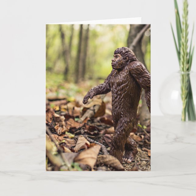 Carte de voeux de Bigfoot | Sasquatch (Devant)