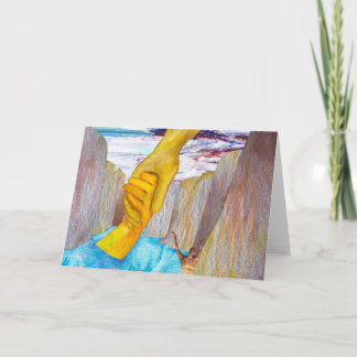 Carte de voeux de bon côté