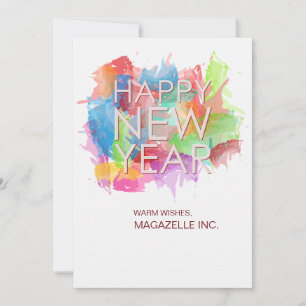 Carte de voeux de bonne année