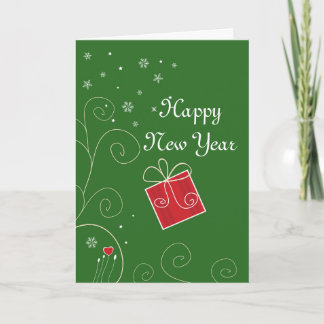 Carte de voeux de bonne année