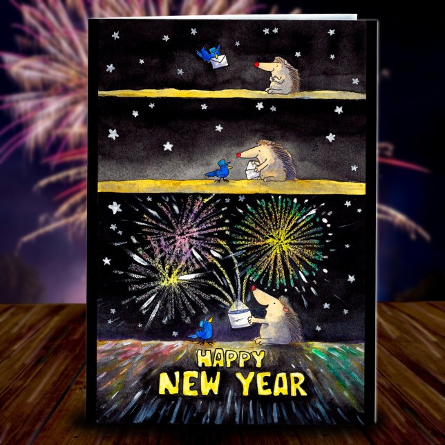 Carte de vœux de bonne année par Nicole Janes (Créateur téléchargé)