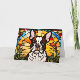 Carte de vœux de Bouledogue Français Mignon