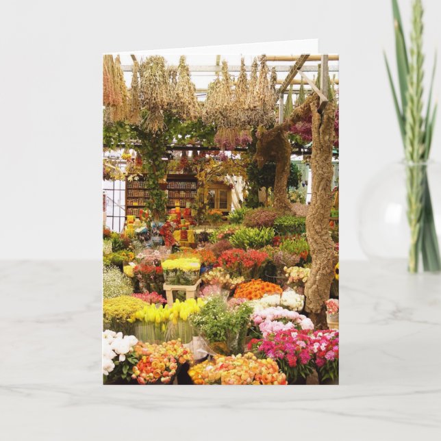 Carte de voeux de bouquet (Devant)