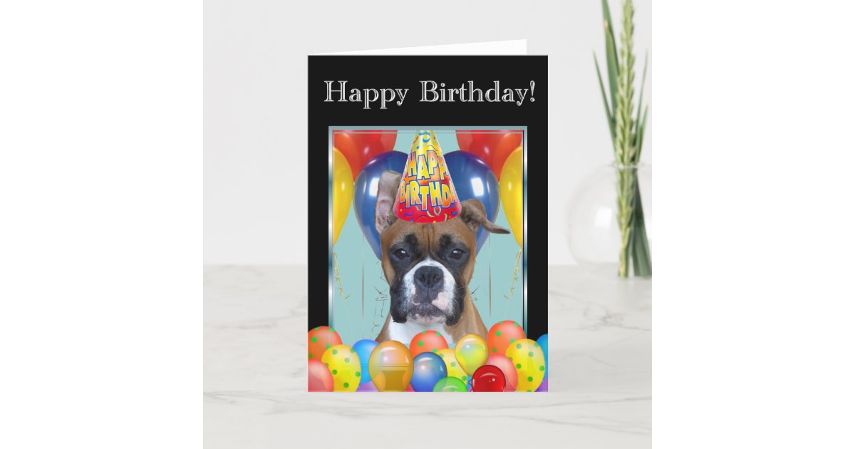 Carte De Voeux De Boxeur De Joyeux Anniversaire Zazzle Fr Carte De Voeux De Boxeur De Joyeux Anniversaire Zazzle Fr