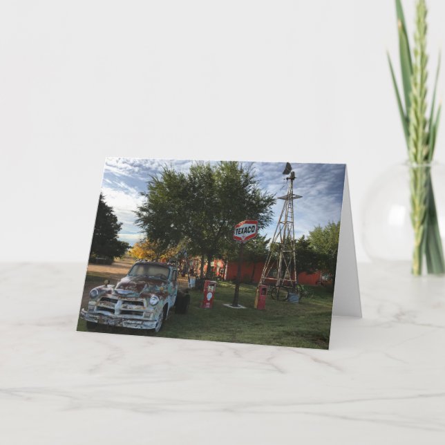carte de voeux de camion de tucumcari #2 (Devant)