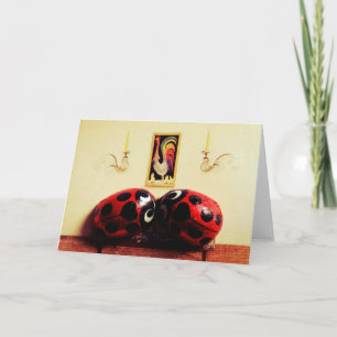 Carte de voeux de célébration mignonne de