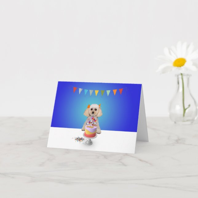 Carte de vœux de célébration - Vierge à l'intérieu (Petite plante)