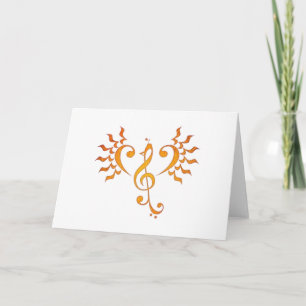 Carte de voeux de chanson de Phoenix
