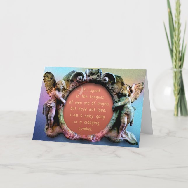 Carte de voeux de chapitre d'amour (Devant)