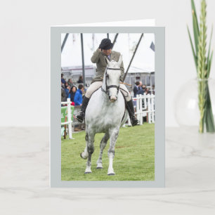 Carte de voeux de cheval