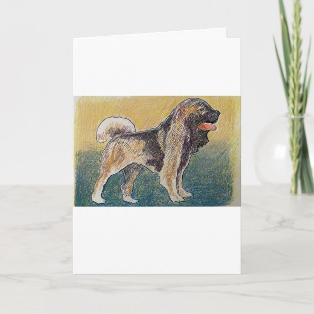 Carte de voeux de chien de la fête ukrainienne (Devant)