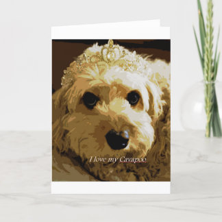 Carte de voeux de CobaltMoonDesign Cavapoo
