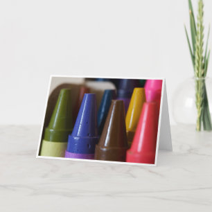 Carte de voeux de crayon