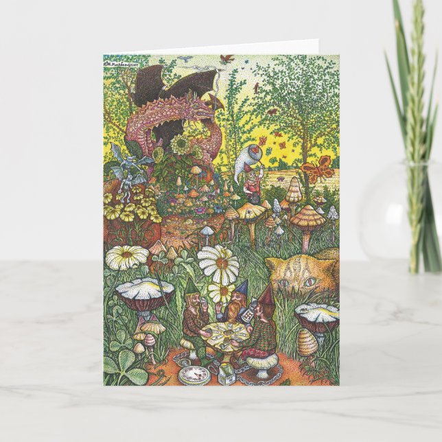 Carte de voeux de cycle d'anneau (Devant)