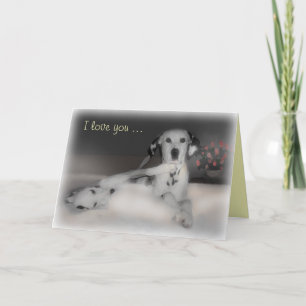 Carte de voeux de ~ de Dals de Saint-Valentin