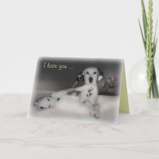 Carte de voeux de ~ de Dals de Saint-Valentin