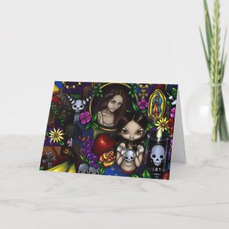 Carte de voeux de "Dia de los Muertos"