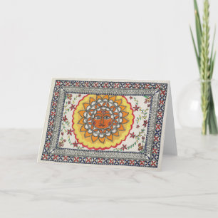 Carte de voeux de Diwali Sun