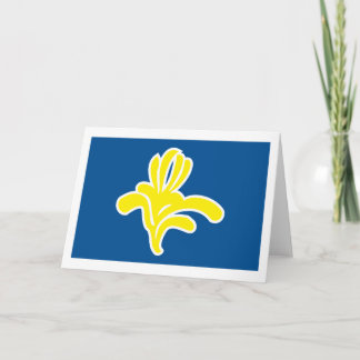 Carte de voeux de drapeau de Bruxelles