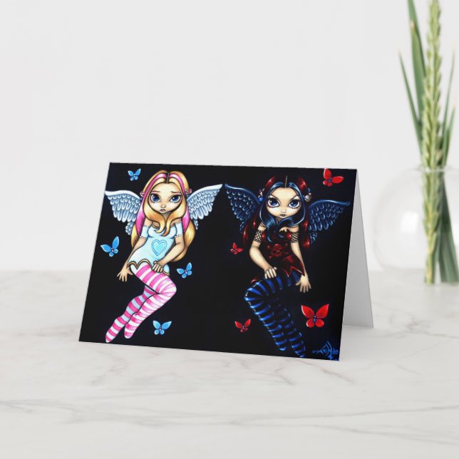 Carte de voeux de "espoir et de désespoir" (Devant)