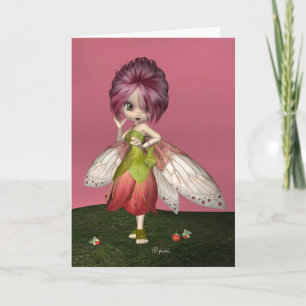 Carte de voeux "de Fae de baie"