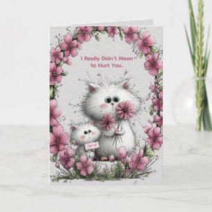 Carte de vœux de félicitations pour chats adorable