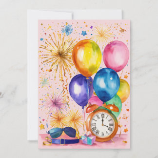 Carte de voeux de fête